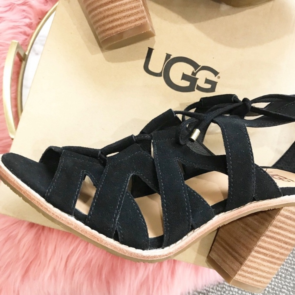 ❤️UGG - Harris Black Heel Sandal❤️